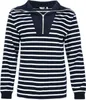 modAS Damen Troyer-Shirt Maritim mit Streifen - Gestreiftes Produktbild-Vorschau 1