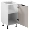 Dolní jednodveřová skříňka SALERNO - šířka 45 cm, bílá / Náhled obrázku produktu 2