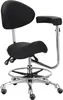Tabouret cosmétique de coiffeur selle avec dossier et Voir les images du produit 2
