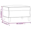 A diagram showing the dimensions of a footstool. Náhľad obrázku produktu