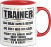 Trainer Tasse Geschenk Coach Ich Habe Immer Recht Produktbild-Vorschau 1