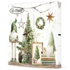 Servietten Papier 33x33cm Weihnachtswichtel 20 Stück Weiß / Produktbild-Vorschau 2