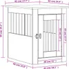 vidaXL Klec pro psy ve stylu nábytku Sonoma dub 45x62x59 cm Náhled obrázku produktu 8