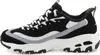 A side view of a single black and white sneaker. Produktbild-Vorschau