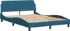 vidaXL Bettgestell ohne Matratze "Hanko" Blau 120x200 cm Produktbild-Vorschau 4