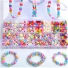 Kruzzel Perlen Set – Großes Schmuck Bastelset für Armbänder Produktbild-Vorschau 3