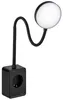 LED Steckdosenlampe dimmbar Steckerleuchte flexibel Nachtlicht mit USB-C SEBSON - schwarz Produktbild-Vorschau