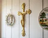 Wandkreuz aus Messing Kreuz zum Aufhängen Jesus-Christus Produktbild-Vorschau 6