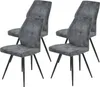 Hela Tische - 4er Set Esszimmerstuhl Ally - Bezug Produktbild-Vorschau 1