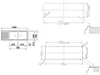 Blanco Top EZS - Evier 1235x435 mm, acier inoxydable 500374 Voir les images du produit 4