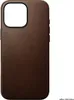 A brown leather phone case for an iPhone 16 Pro Max is shown against a white background. Podgląd zdjęcia produktu