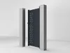 L.103 x H.181 cm anthrazit GREGOR Aluminium halbperforierte Produktbild-Vorschau 5