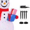 Aufblasbarer XL Schneemann mit LED Beleuchtung mit Stecker Produktbild-Vorschau 6