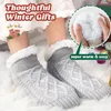 ASKSA Kuschelsocken Damen Herren, Dicke Flauschige Socken Produktbild-Vorschau 2