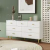 okwish Kommode Sideboard 140*35*76cm mit 7 Schubladen, Produktbild-Vorschau 1