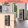 Klarstein vinotéka, 2-zóny, slim, sklenené dvere, UV Náhľad obrázku produktu 6