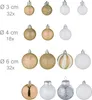 Set da 101 palline natalizie Relaxdays, plastica, palline e Anteprima dell’immagine prodotto 4