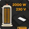 POWERMAT Teplovzdušný ventilátor 2000 W s LCD displejem a Náhled obrázku produktu 5