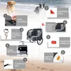 Hondenfietskar tot 40 kg - Opvouwbaar - Incl. Regenscherm - Productafbeelding-voorbeeld 4