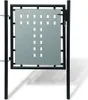 The Living Store Zauntor (Einzeltor) Schwarz 100x150 cm Produktbild-Vorschau 1