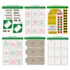 A collage of various Christmas-themed craft and decoration elements, including envelopes, signs, and box templates. Produktbild-Vorschau