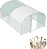 JOIEYOU Poulailler en métal 3x4x2m Cage à poules voûtée Voir les images du produit 1