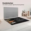 KitchenYeah© Herdabdeckplatte Wie spät ist es? Es ist Happy Produktbild-Vorschau 3