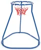 EDUPLAY 170270 Panier de basket-ball debout, bleu/rouge Voir les images du produit 2