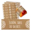 younikat 60er Aufkleber-Set Schön, dass du da bist I Produktbild-Vorschau 1