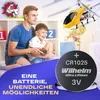 100 x Knopfzelle CR2025 Wilhelm Batterie Lithium 3V CR 2025 Produktbild-Vorschau 6