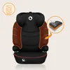 A car seat with informational graphics on a plain background. Produktbild-Vorschau
