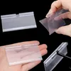 50 plastových držáků etiket, 10 cm x 4,2 cm Průhledný držák Náhled obrázku produktu 4