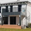 Spindeltreppe Ø 180 cm | Höhen: 396-413 cm | 21 Stufen, ein Produktbild-Vorschau 3