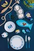 Sada nádobí Excelsa, 18dílná, porcelán Ocean, modrá Náhled obrázku produktu 6
