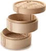 Ibili Bamboo 20 Cm Vaporetto Beige Beige Taglia Unica Anteprima dell’immagine prodotto 3