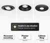 hoftronic LED Einbaustrahler 5W 450lm 2700K Schwarz IP65 Produktbild-Vorschau 6