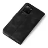 A black flip case for a smartphone is shown at an angle on a white background. Produktbild-Vorschau