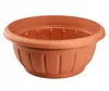 A terracotta-colored planter pot on a white background. Produktbild-Vorschau