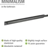 WENKO Wand Regal Ablage Halter Bad Aluminium Badezimmer Produktbild-Vorschau 3