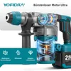 Akku Bohrhammer Set Bürstenloser Schlagbohrmaschine mit 2 * Produktbild-Vorschau 10