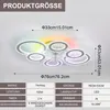 90W Leise Deckenventilator mit Beleuchtung, RGB dimmbar, Produktbild-Vorschau 8
