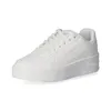 A white Champion Rebound Platform Low sneaker is shown against a white background. Produktbild-Vorschau