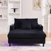 Cord Loungesessel Chaiselongue 1-Sitzer LED USB Produktbild-Vorschau 9