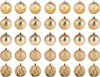 Bruchsichere Weihnachtskugeln Gold 6 cm 35 St. Produktbild-Vorschau 3