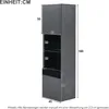 MODFU Vitrine,Hochschrank,45*35*160 Produktbild-Vorschau 7