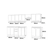 ULWEHOME | Küchenzeile 320 cm Kaschmir, Küchenmöbel-Set Produktbild-Vorschau 7