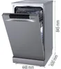 Gorenje GS 541D10 X Zmywarka 45 cm - Srebrna - Wolnostojąca Podgląd zdjęcia produktu 6
