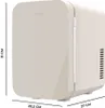 Mini frigorifero Cecotec Borelo, 6L, 12V-220V, beige Anteprima dell’immagine prodotto 12