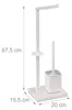 Set da bagno Relaxdays, L x P x A: 67,5 x 20 x 15,5 cm, Anteprima dell’immagine prodotto 4