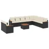 The Living Store 11-tlg. Garten-Sofagarnitur mit Kissen Produktbild-Vorschau 3